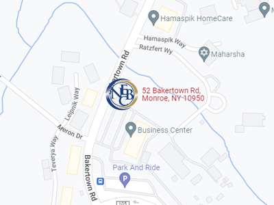 Map to Kiryas Joel, NY Branch